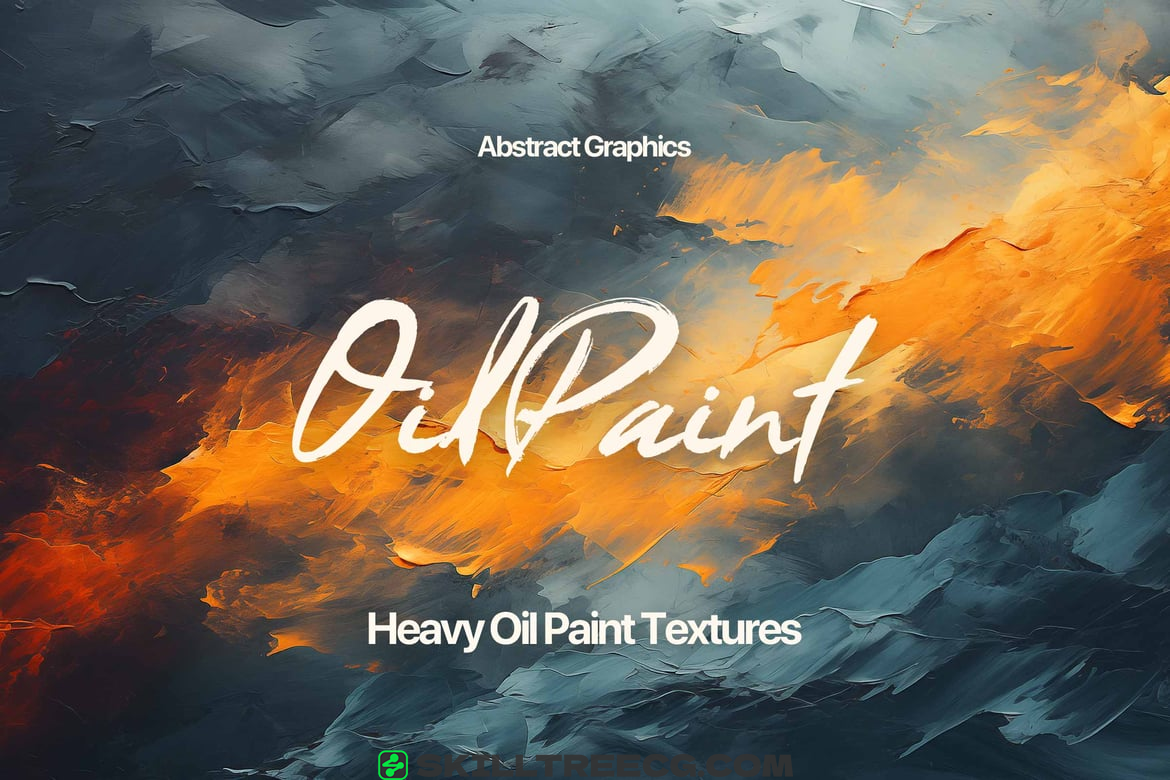Colorful Heavy Oil Paint Textures（423763）-技能树